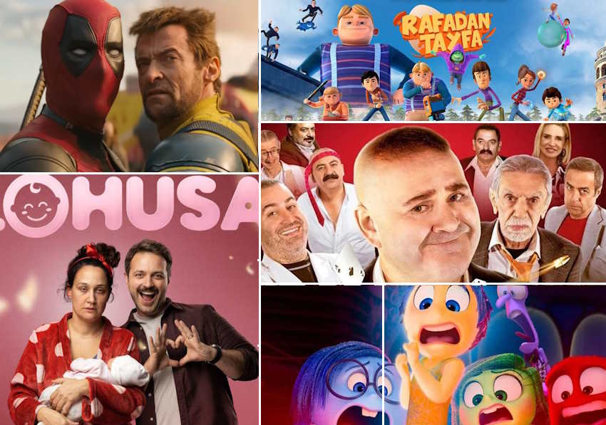 2024 yılında en çok izlenen filmler listesi
