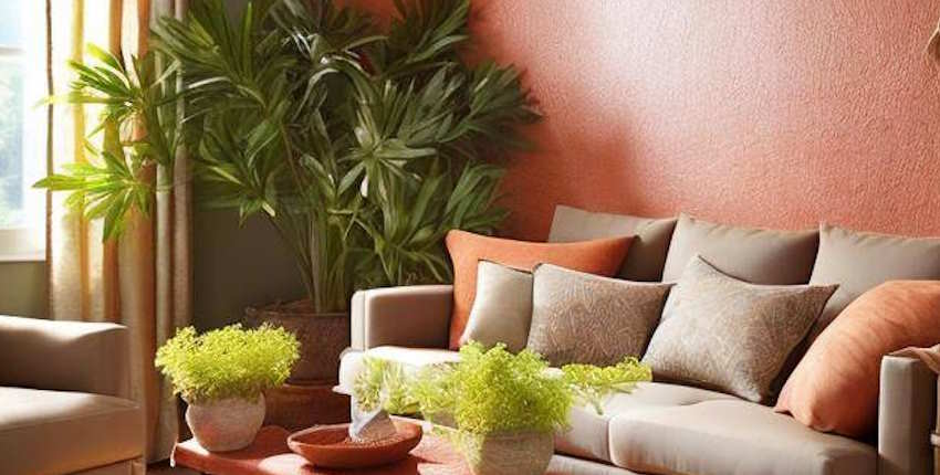 Yeni yıl için 2025 dekorasyon renkleri - Terracotta rengi
