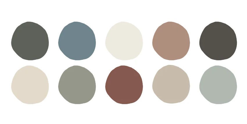 Bohem renk tonları- Nötr renkler