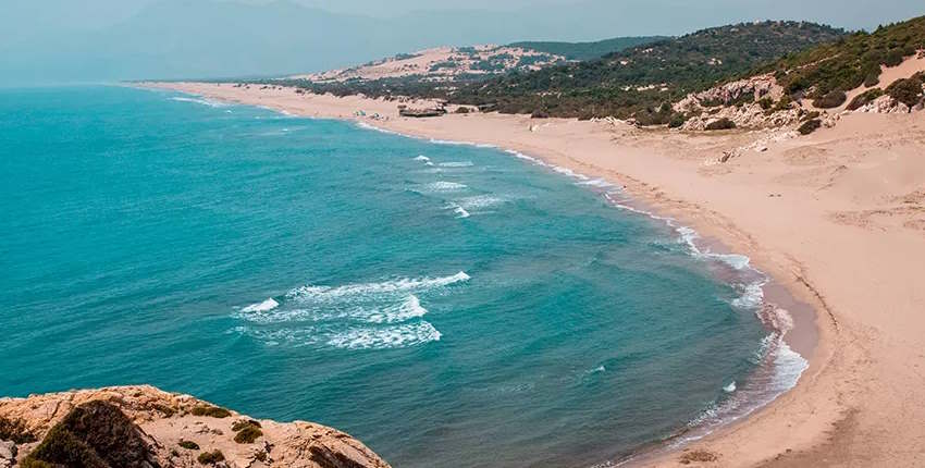 Antalya plajları - Kaş Patara Plajı
