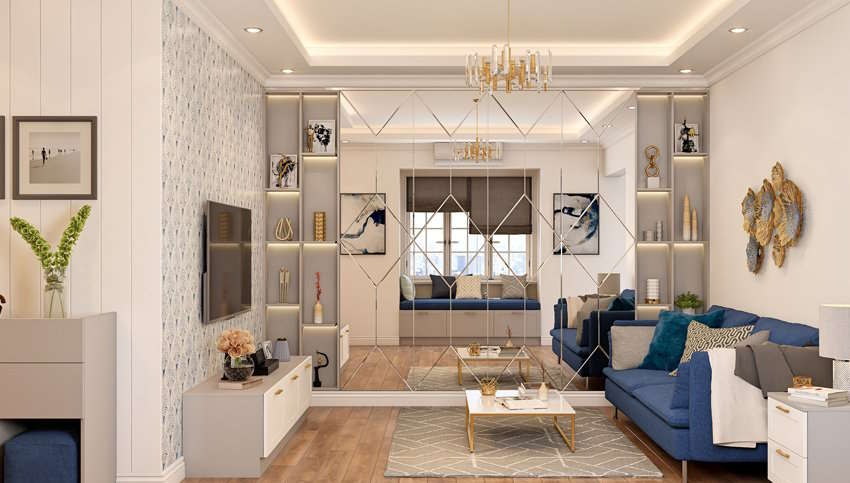 Dikdörtgen salon tv yerleşimi: Tv hangi duvarda olmalı?