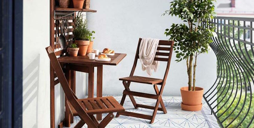 Küçük cam balkon dekorasyonu fikirleri