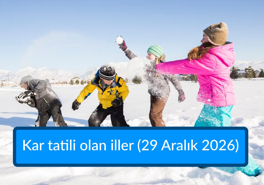 Kar tatili olan iller son dakika 29 Aralık'ta okullar tatil mi?