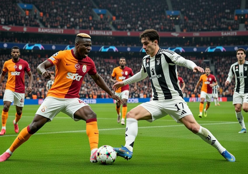 When and on which channel is the Galatasaray vs Juventus match?