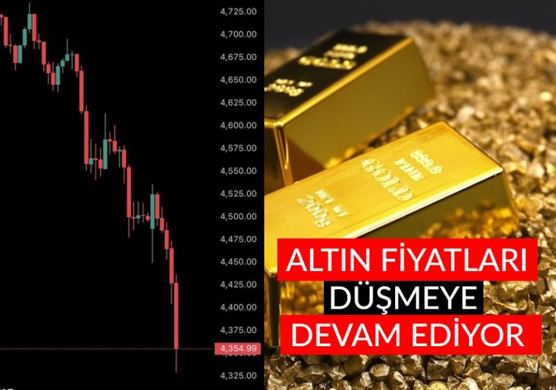 Altın fiyatları düşmeye devam ediyor. Peki Gram Altın Ne Kadar?