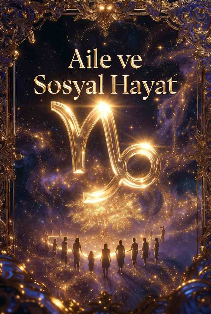 Oğlak burcu aile ve sosyal hayat yorumu