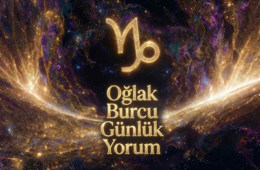 Oğlak burcu günlük yorum (Aşk İş Sağlık Para)