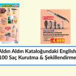 A101 Aldın Aldın English Home Saç Kurutma Şekillendirme Seti ne vaat ediyor?